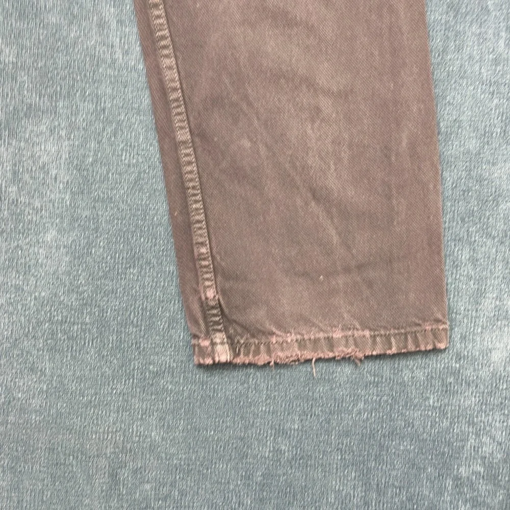Levi's 505 Jeans Mens 38x30 Gray Denim Cotton Mid Rise Relaxed Fit Straight Leg